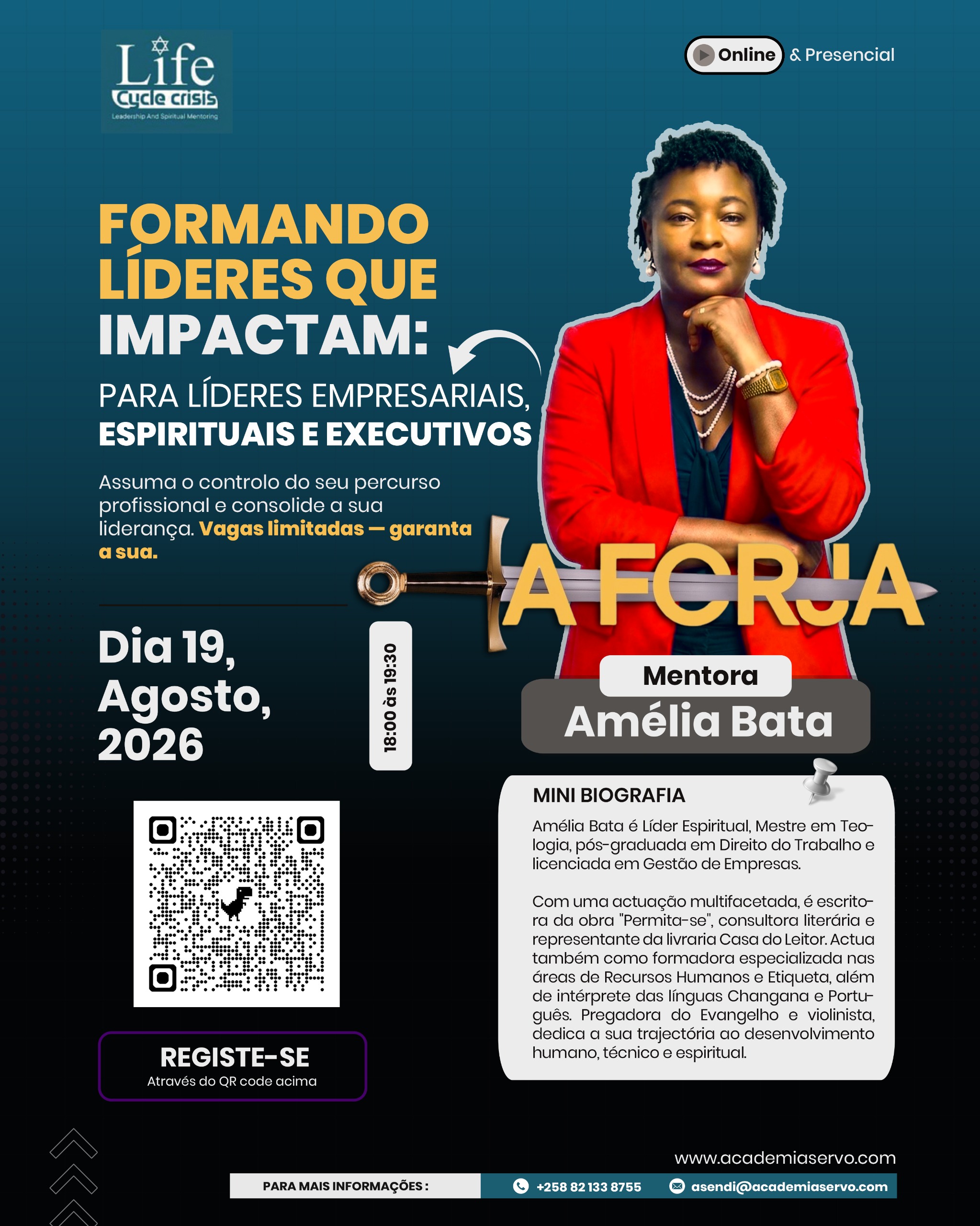 Mentora Amélia Bata na 2.ª Edição da Mentoria A FORJA