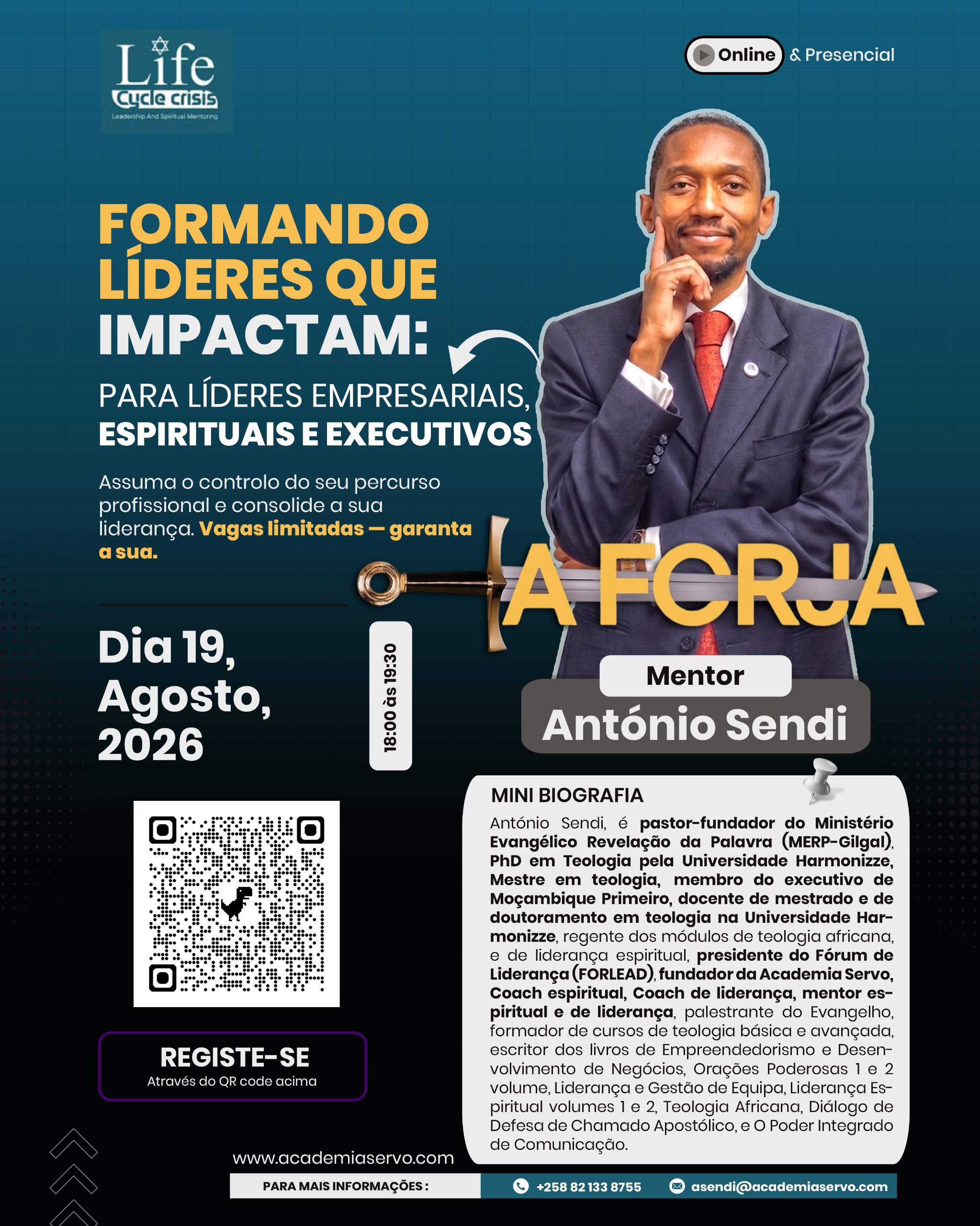 Mentor António Sendi na 2.ª Edição da Mentoria A FORJA