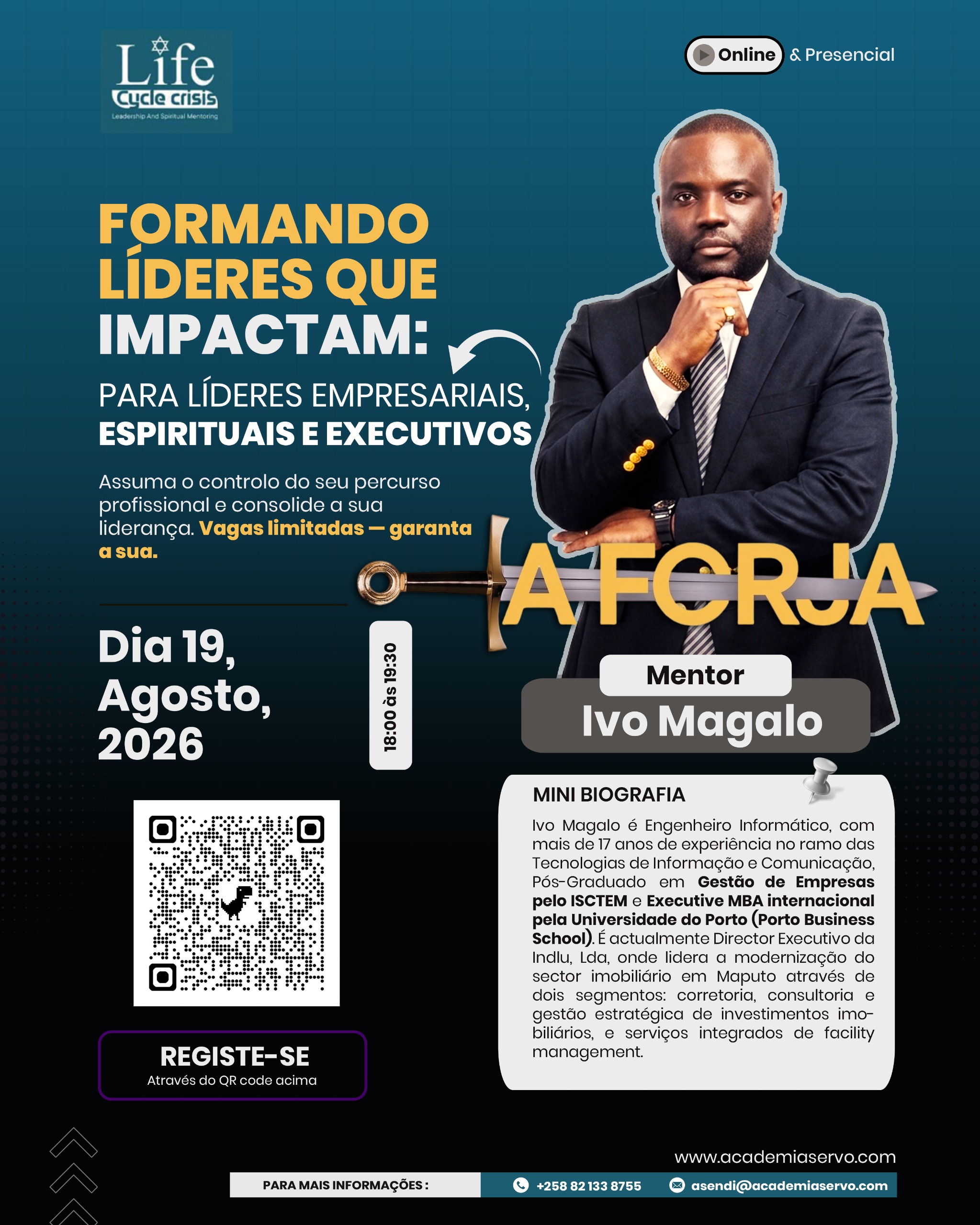 Mentor Ivo Magalo na 2.ª Edição da Mentoria A FORJA